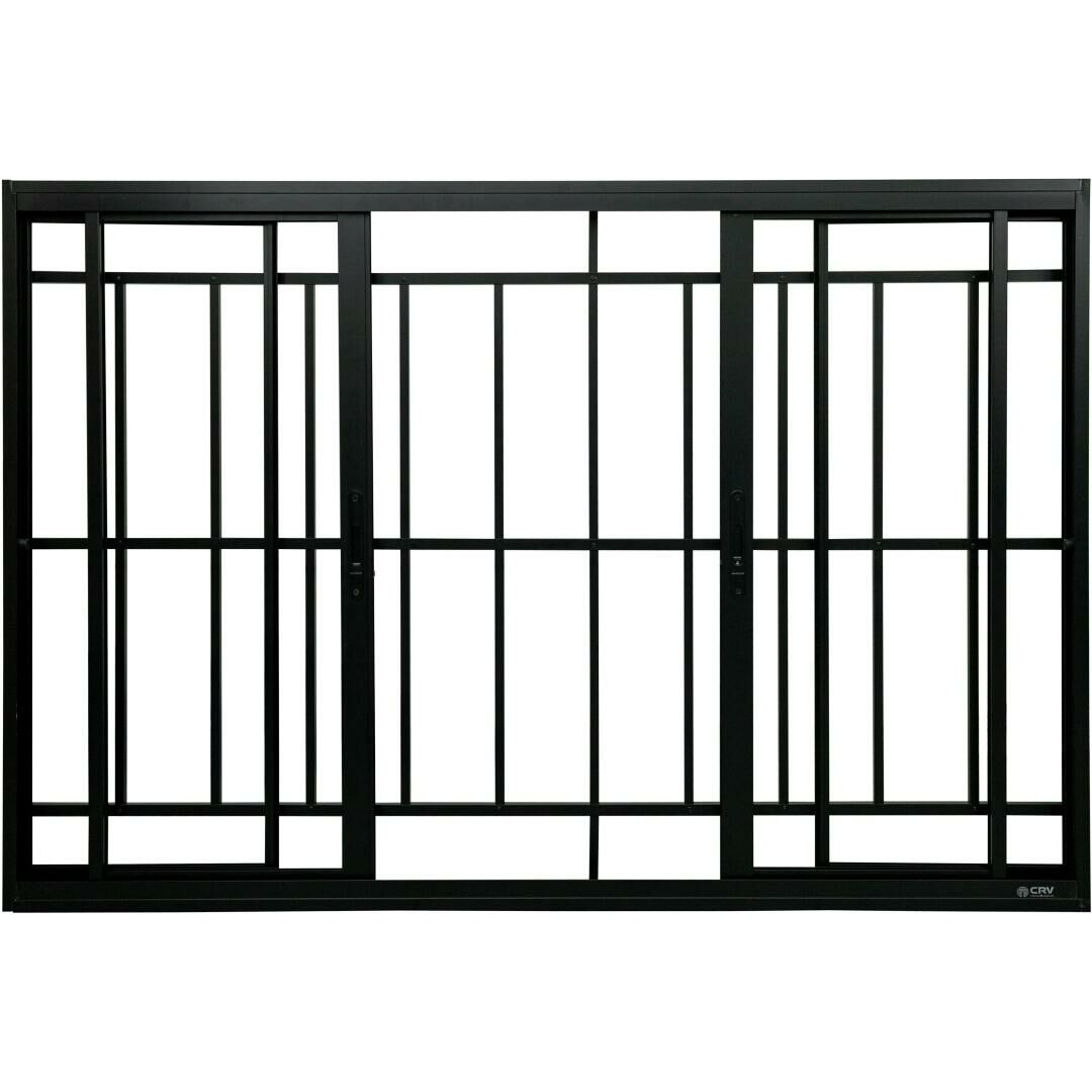 y*o様 P.Black Window JANELA DE CORRER 4 FOLHAS - 2 FOLHAS FIXAS - CRV Portas e Janelas